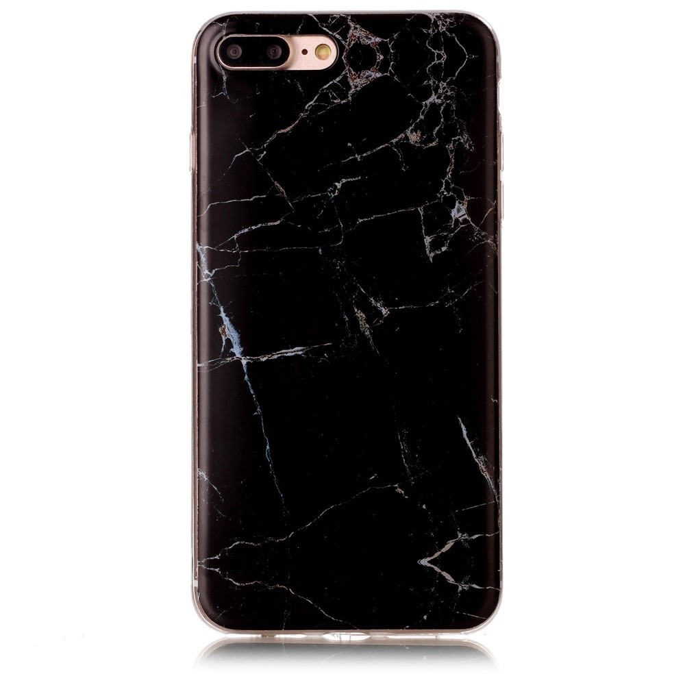 Veron Cover Til iPhone 7 Plus / 8 Plus Med Marmor Design-Sort