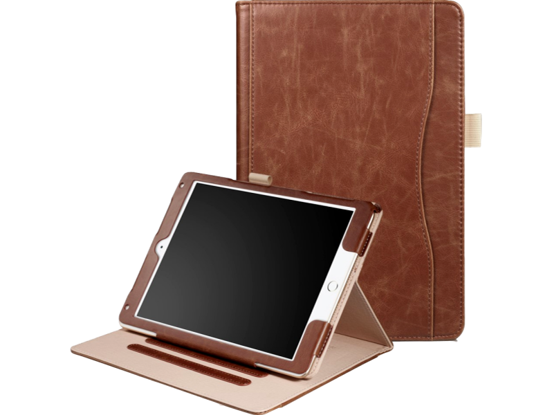 Hedera flipcover i PU læder til iPad Pro 9,7" / iPad Air 1 / iPad Air 2-Brun