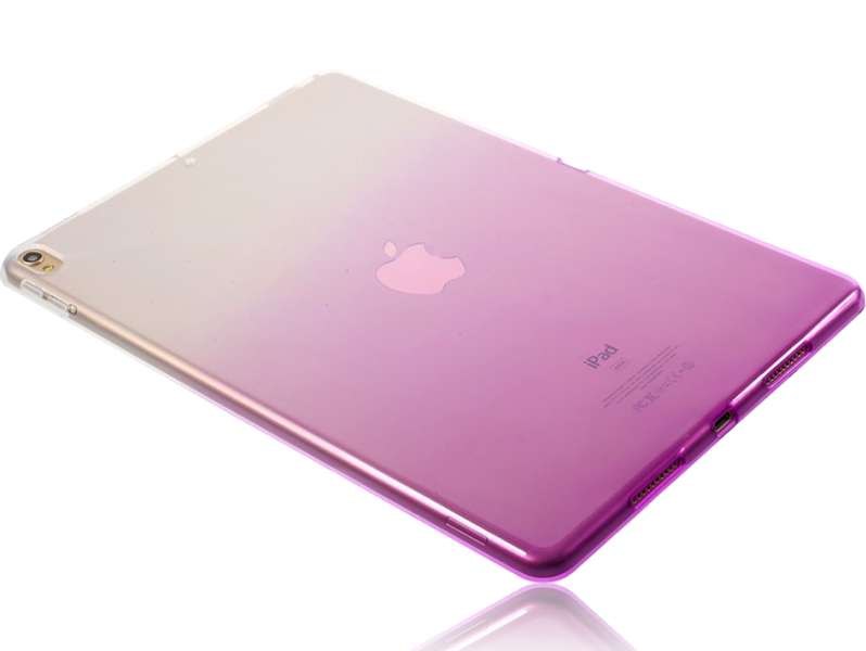 Cupar transparent TPU cover til iPad Pro 10,5"-Lilla