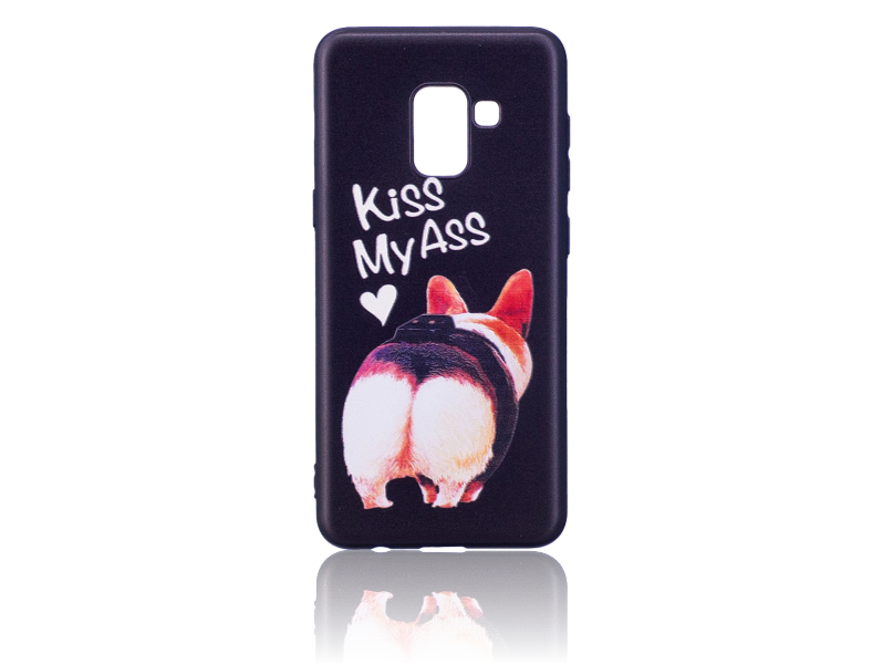 Kiss My Ass TPU Cover til Samsung Galaxy A8 (2018)