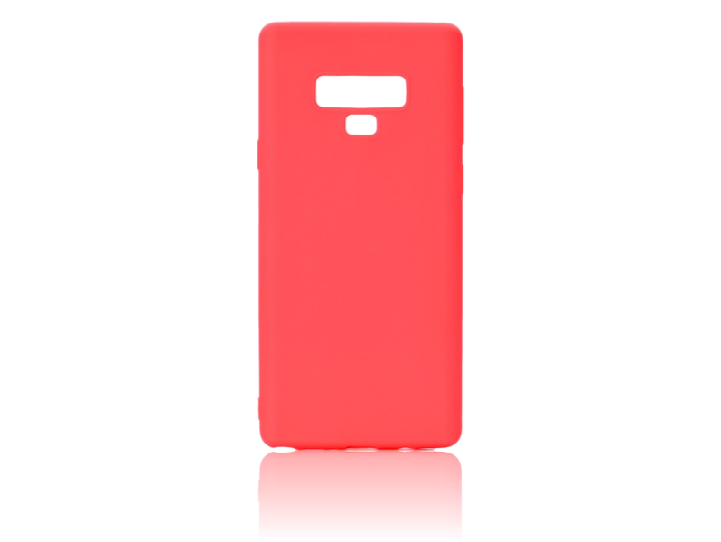 Matte TPU Cover til Samsung Galaxy Note 9-Rød