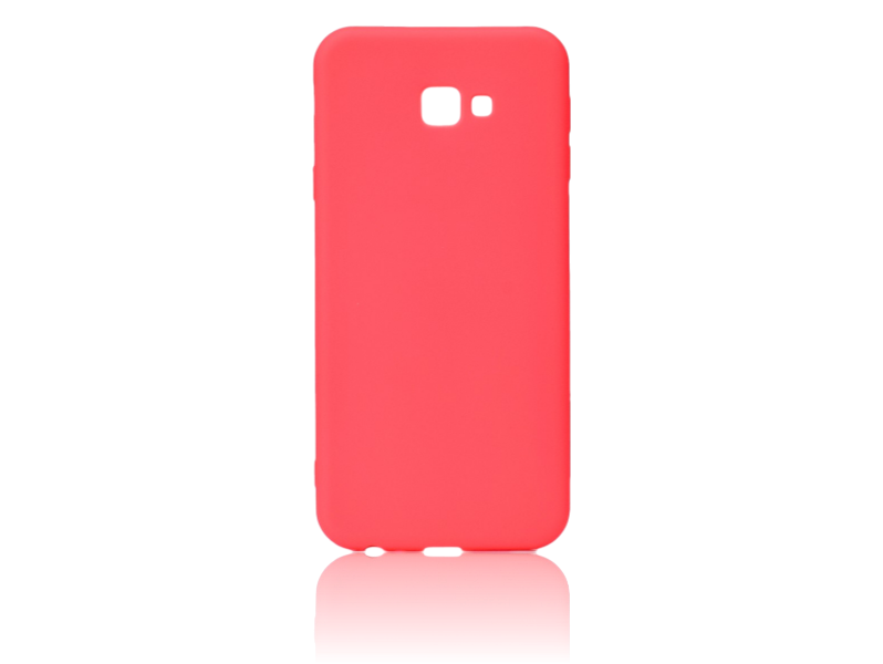 Matte TPU Cover til Samsung Galaxy J4+-Rød