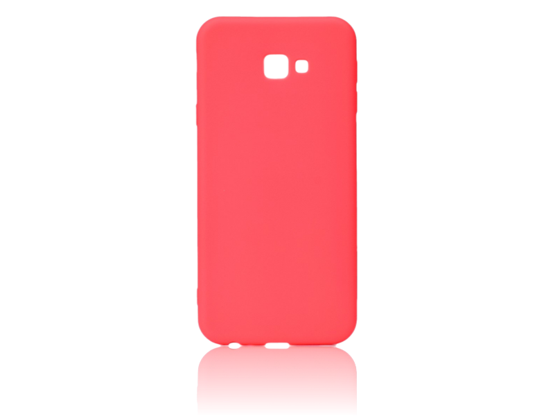 Evermart Matte Tpu Cover Til Samsung Galaxy J4+-Rød Samsung Galaxy J4+