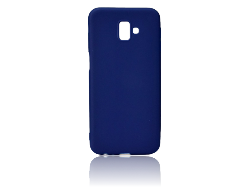 Evermart Matte Tpu Cover Til Samsung Galaxy J6+-Mørkeblå Samsung Galaxy J6+