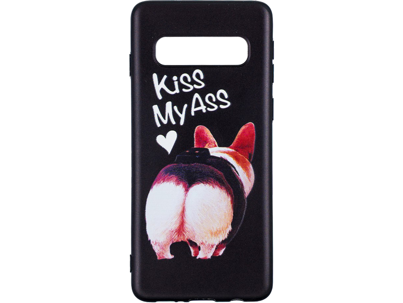 Kiss My Ass TPU Cover til Samsung Galaxy S10