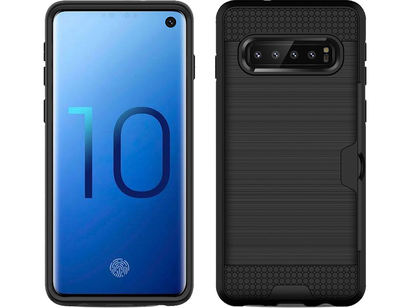 Hybrid Cover M. Kortholder Til Samsung Galaxy S10 Samsung Galaxy S10