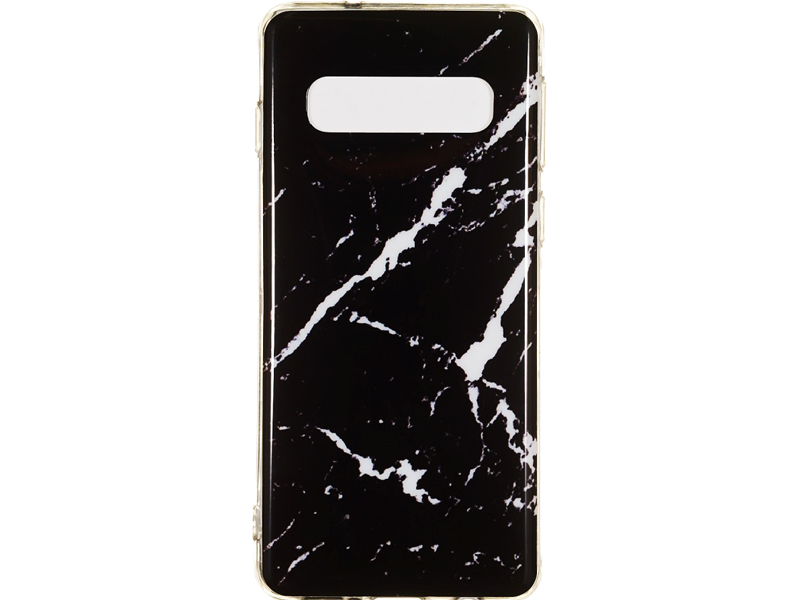 Marmor TPU Cover til Samsung Galaxy S10-Sort