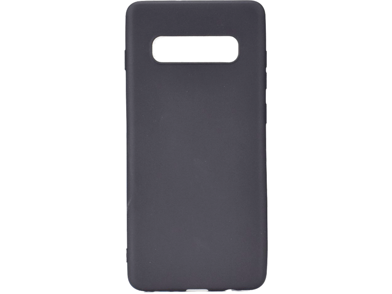 Matte TPU Cover til Samsung Galaxy S10 Plus-Sort