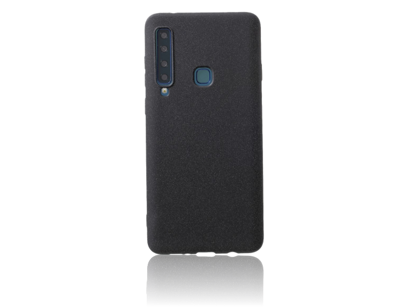 Matte TPU Cover til Samsung Galaxy A9 (2018)-Sort