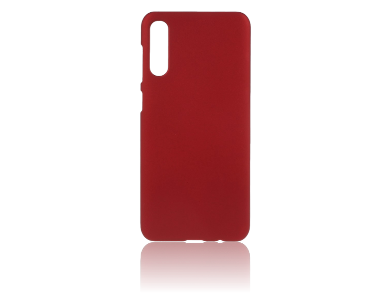 Matte Hard Case Cover til Samsung Galaxy A50-Rød