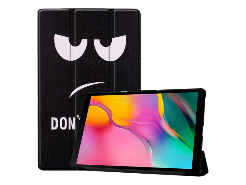 Don't Touch Me Tri-Fold Cover til Samsung Galaxy Tab A 10 (2019)
