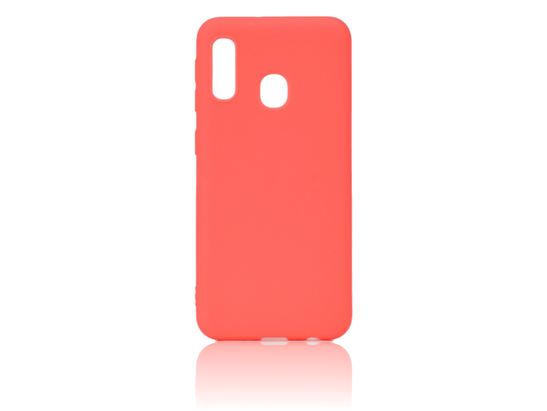 Matte TPU Cover til Samsung Galaxy A20e-Rød