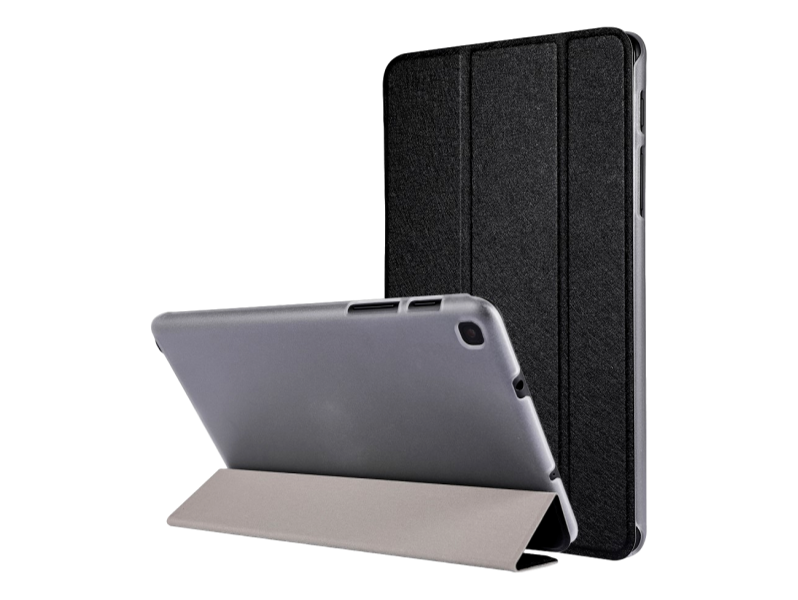 Magnetisk Tri-Fold Læder Cover til Samsung Galaxy Tab A 10 (2019)-Sort