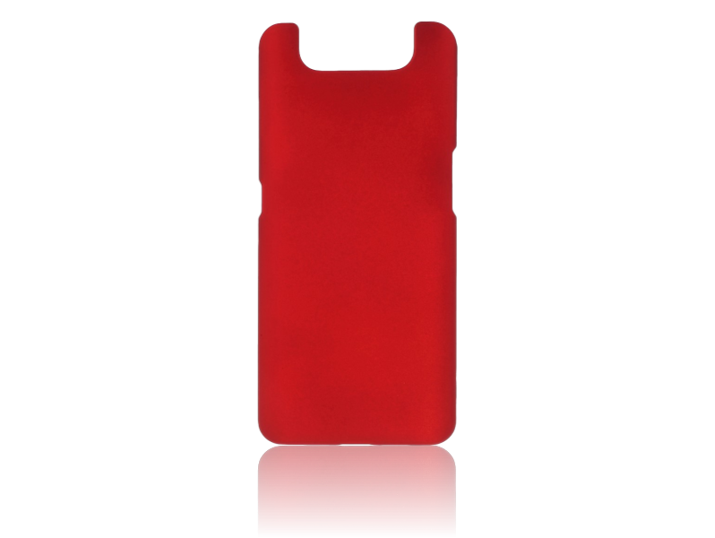 Matte Hard Case Cover til Samsung Galaxy A80-Rød