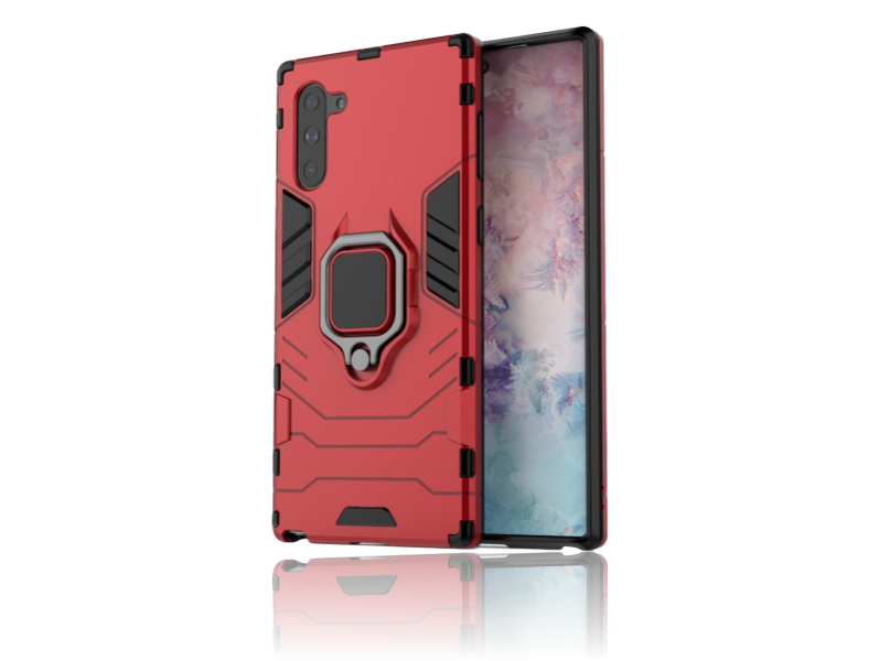 Armor Tpu Cover M/ Kickstand Til Samsung Galaxy Note 10-Rød
