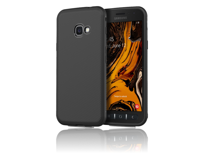 Carbon Fiber TPU Cover til Samsung Galaxy Xcover 4 / 4s
