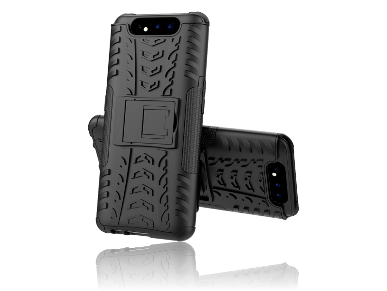 Armor TPU Cover m/ Kickstand til Samsung Galaxy A80
