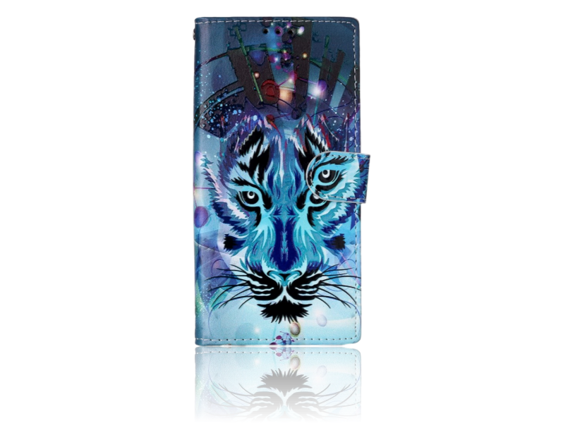 Blue Tiger Flip Cover til Samsung Galaxy Note 10