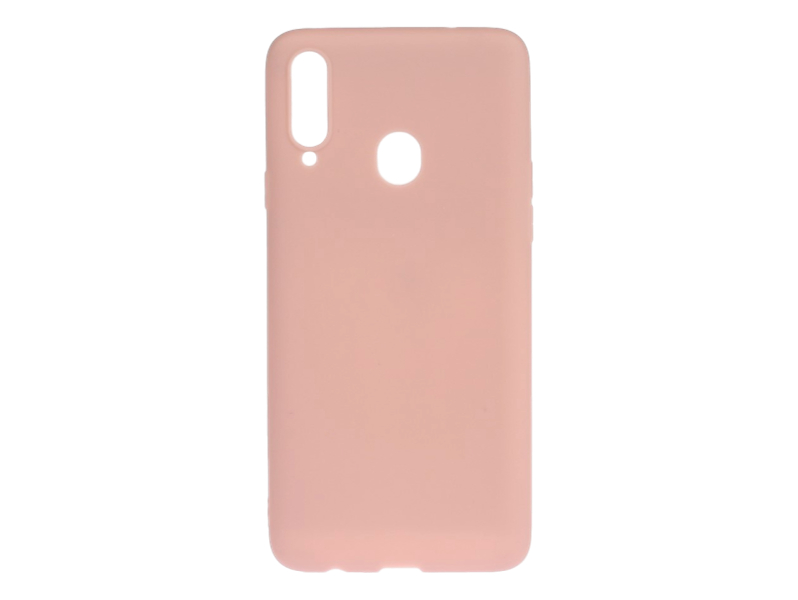 Matte TPU Cover til Samsung Galaxy A20s-Pink