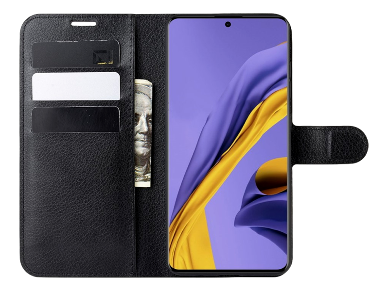 Graviera Flip Cover til Samsung Galaxy A51-Sort