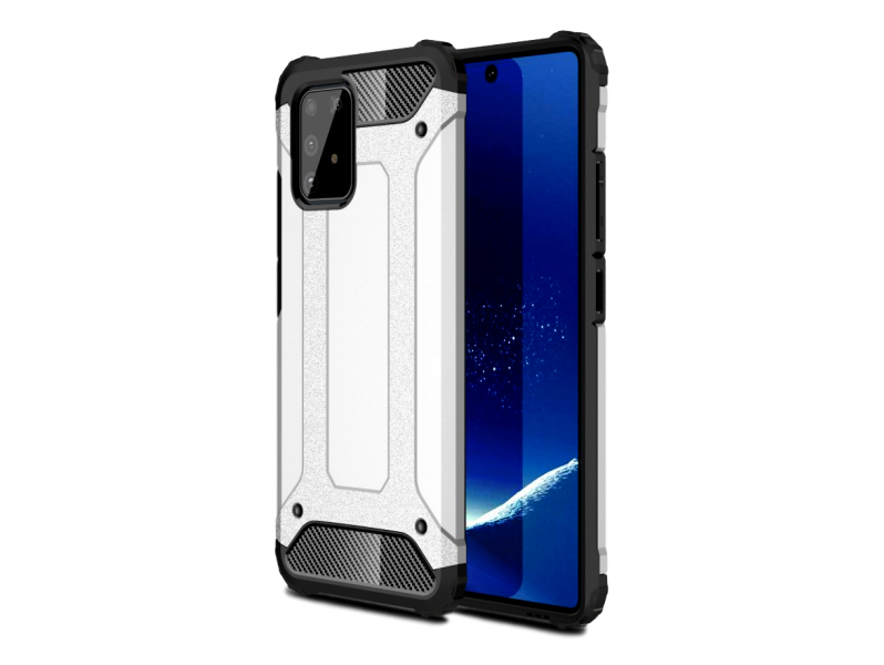 Armor TPU Cover til Samsung Galaxy S10 Lite-Sølv