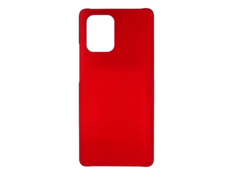 Matte Hard Case Cover til Samsung Galaxy Note 10 Lite-Rød