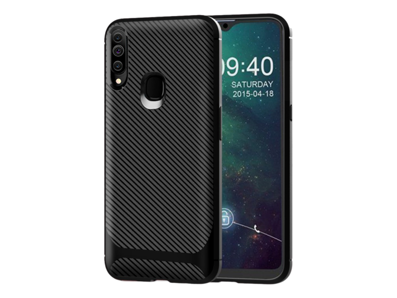 Carbon Fiber Cover til Samsung Galaxy A20s