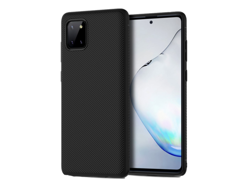 Carbon Fiber TPU Cover til Samsung Galaxy Note 10 Lite