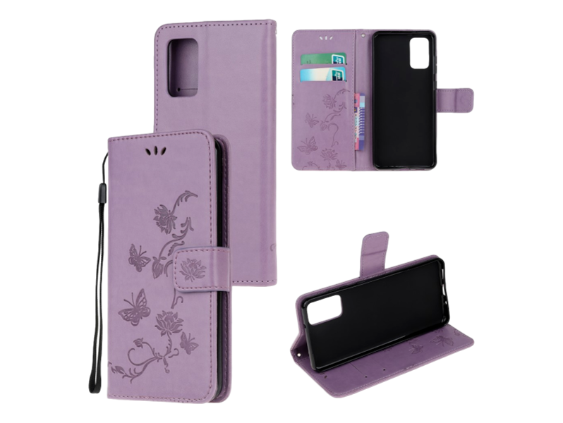 Lino Flip Cover til Samsung Galaxy S20 FE-Lilla