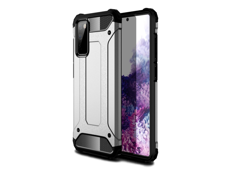 Armor Cover til Samsung Galaxy S20 FE-Sølv