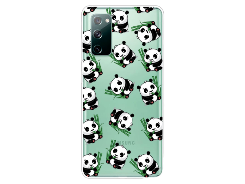 Transparent Panda Cover til Samsung Galaxy S20 FE