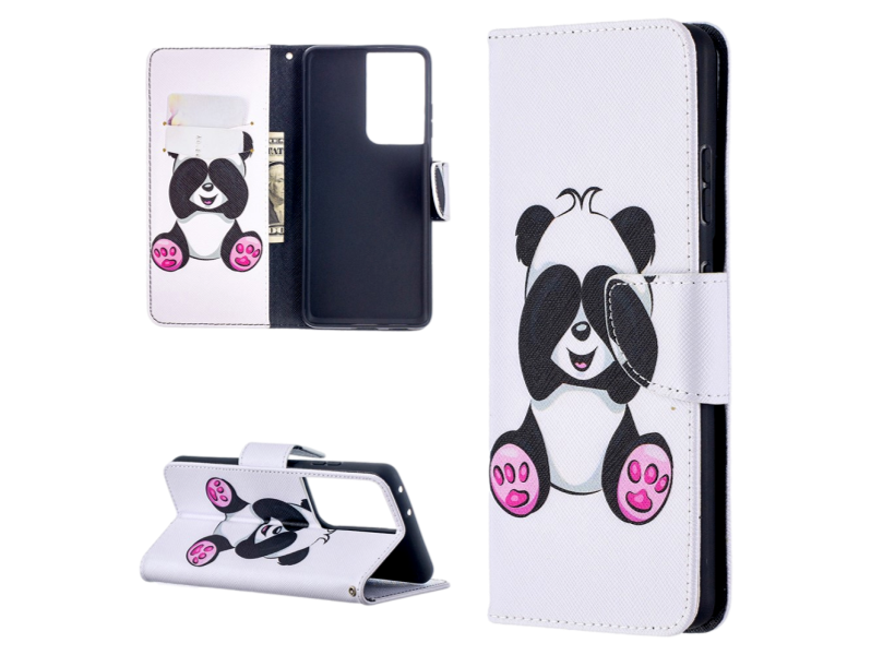 Panda Flip Cover til Samsung Galaxy S21 Ultra