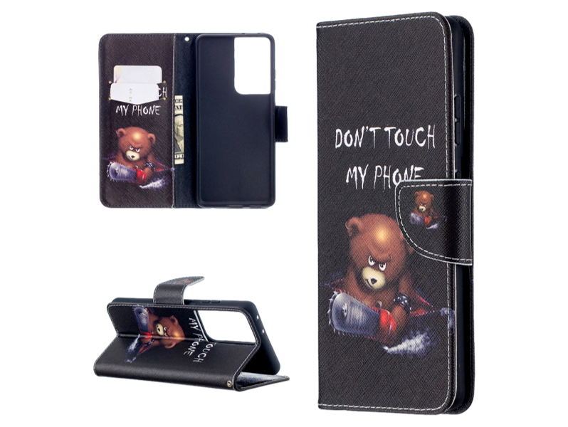 Angry Bear Flip Cover til Samsung Galaxy S21 Ultra