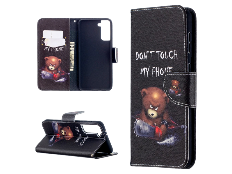 Angry Bear Flip Cover til Samsung Galaxy S21 Plus