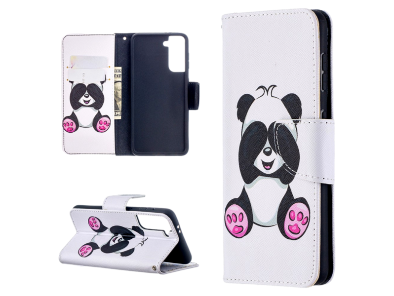 Panda Flip Cover til Samsung Galaxy S21