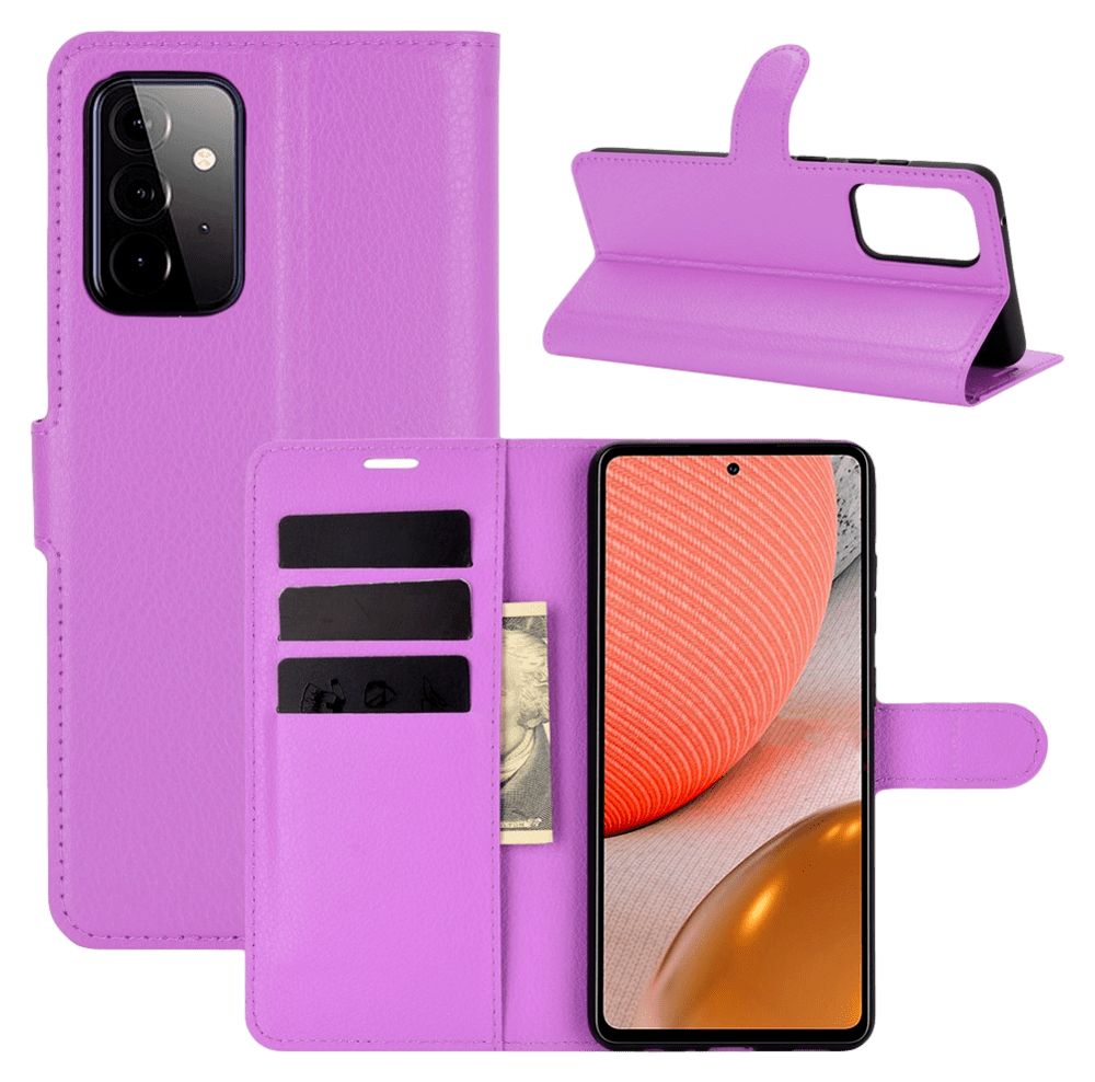 Graviera Flip Cover til Samsung Galaxy A72-Lilla