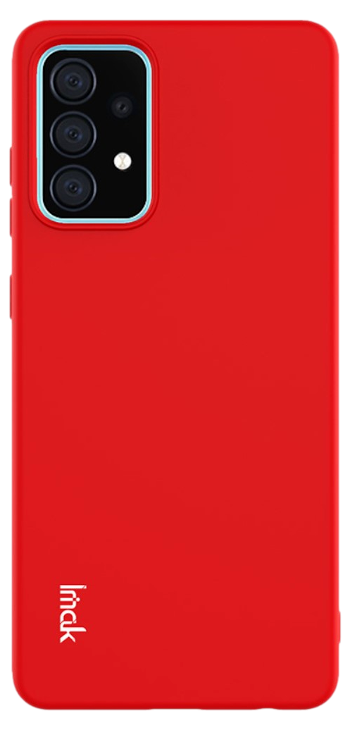 Soft Matte TPU Cover til Samsung Galaxy A52 & A52S 4G/5G-Rød