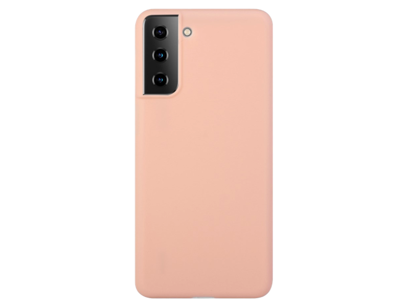 Soft Matte TPU Cover til Samsung Galaxy S21-Pink