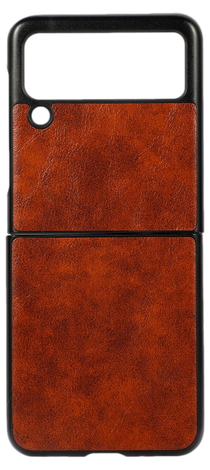 Vintage Hard Case Cover til Samsung Galaxy Z Flip 3-Brun