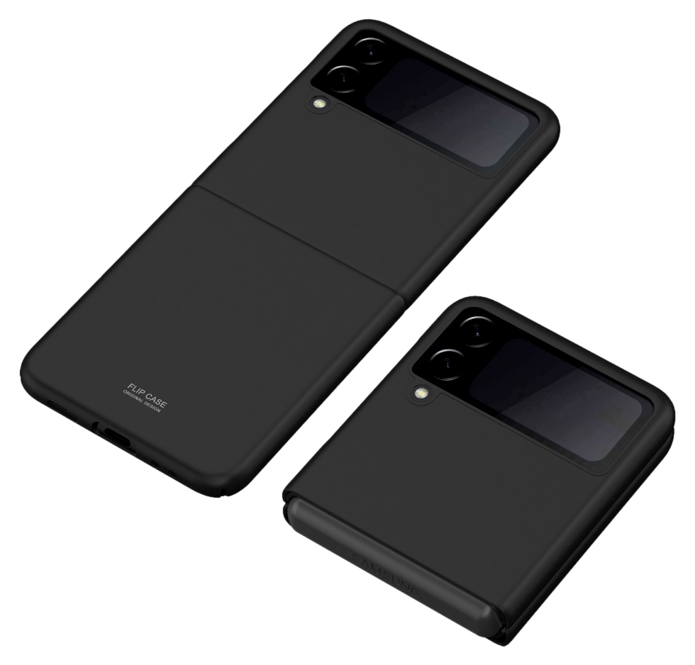 Matte Hard Case Cover til Samsung Galaxy Z Flip 3-Sort