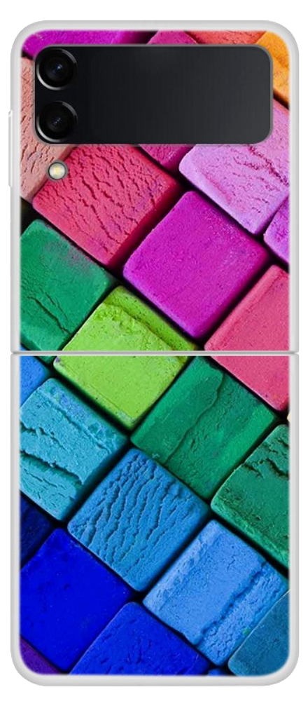 Squares Hard Case Cover til Samsung Galaxy Z Flip 3