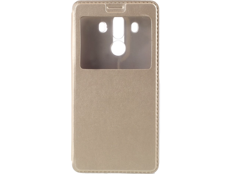 Evermart Cetus View-Flipcover I Pu Læder Til Huawei Mate 10 Pro-Guld Huawei Mate 10 Pro
