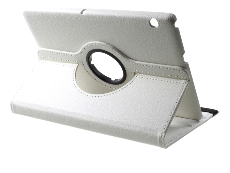 Brechin 360 graders flipcover i PU læder til Huawei MediaPad T3 10-Hvid