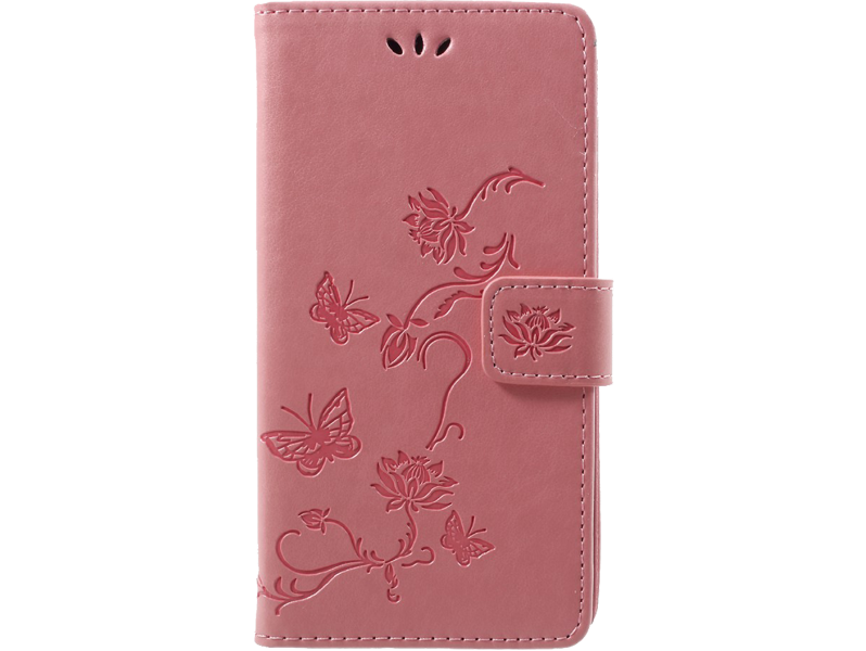 Lino Flip Cover Til Huawei P Smart-Pink Huawei P Smart