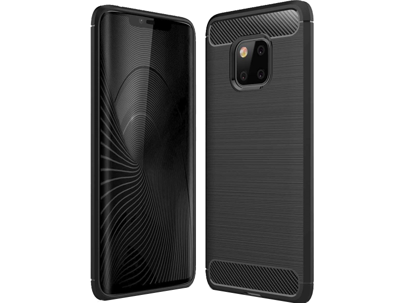 Carbon Fiber TPU Cover til Huawei Mate 20 Pro