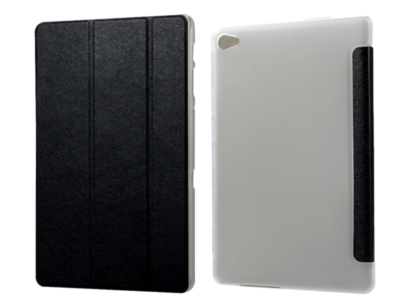 Magnetisk Tri-Fold Cover til Huawei MediaPad M5 Lite 10-Sort