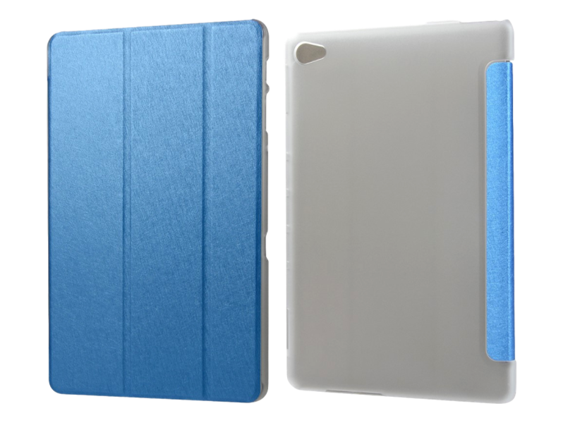 Magnetisk Tri-Fold Cover til Huawei MediaPad M5 Lite 10-Blå