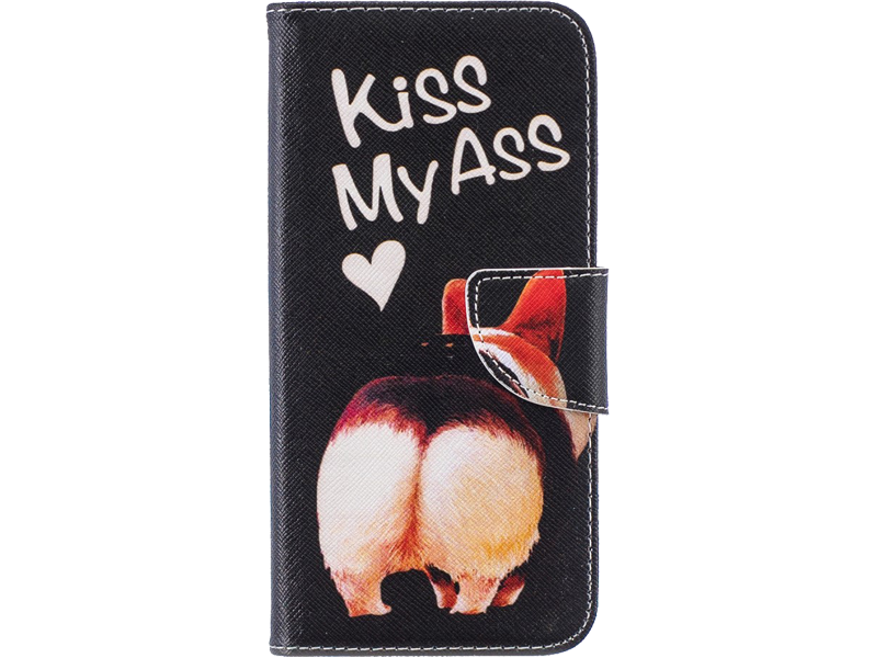 Kiss My Ass Flip Cover til Huawei P Smart (2019)
