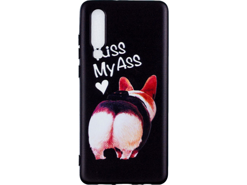Kiss My Ass TPU Cover til Huawei P30