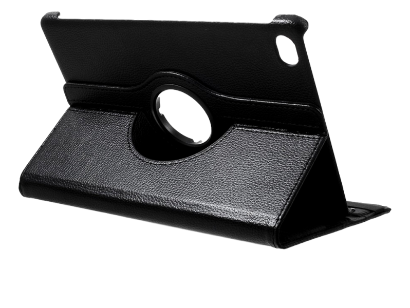 Brechin 360 Graders Flipcover i PU Læder til Huawei MediaPad M5 Lite 10-Sort